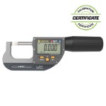 SYLVAC Digital Mikrometer S_MIKE PRO IP67 BT 0-25 mm m/knivblad til notmåling inkl. certifikat